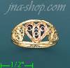 14K Gold 3Color Dia-Cut Ring