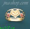 14K Gold 3Color Dia-Cut Ring