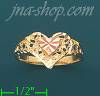 14K Gold 3Color Dia-Cut Ring