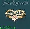 14K Gold 3Color Dia-Cut Ring