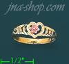 14K Gold 3Color Dia-Cut Ring