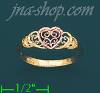 14K Gold 3Color Dia-Cut Ring