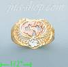 14K Gold 3Color Dia-Cut Ring