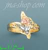 14K Gold 3Color Dia-Cut Ring