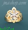 14K Gold 3Color Dia-Cut Ring