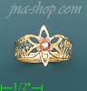 14K Gold 3Color Dia-Cut Ring