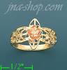 14K Gold 3Color Dia-Cut Ring