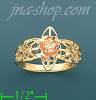 14K Gold 3Color Dia-Cut Ring