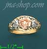 14K Gold 3Color Dia-Cut Ring