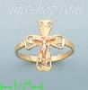 14K Gold 3Color Dia-Cut Ring