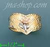 14K Gold 3Color Dia-Cut Ring