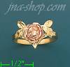 14K Gold 3Color Dia-Cut Ring