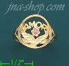14K Gold 3Color Dia-Cut Ring