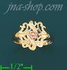 14K Gold 3Color Dia-Cut Ring