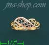 14K Gold 3Color Dia-Cut Ring