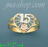 14K Gold 3Color Dia-Cut Ring