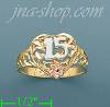 14K Gold 3Color Dia-Cut Ring