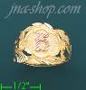 14K Gold 3Color Dia-Cut Ring