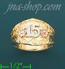 14K Gold 3Color Dia-Cut Ring