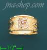 14K Gold 3Color Dia-Cut Ring