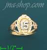 14K Gold 3Color Dia-Cut Ring