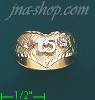 14K Gold 3Color Dia-Cut Ring