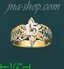 14K Gold 3Color Dia-Cut Ring