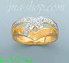 14K Gold Ladies' Pave Ring