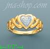 14K Gold Ladies' Pave Ring