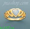 14K Gold Ladies' Pave Ring