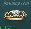 14K Gold Ladies' Pave Ring