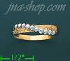 14K Gold Ladies' Pave Ring