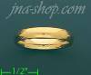 14K Gold Comfort Fit Wedding Band Ring 4mm