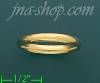 14K Gold Comfort Fit Wedding Band Ring 3mm