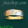 14K Gold CZ Wedding Set Ring