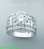 14K Gold High Polished Ladies' CZ Ring