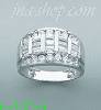 14K Gold High Polished Ladies' CZ Ring