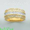 14K Gold High Polished Ladies' CZ Ring