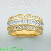 14K Gold High Polished Ladies' CZ Ring