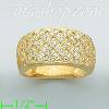 14K Gold High Polished Ladies' CZ Ring