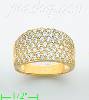 14K Gold High Polished Ladies' CZ Ring