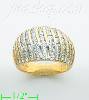 14K Gold High Polished Ladies' CZ Ring