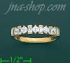 14K Gold High Polished Ladies' CZ Ring