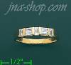 14K Gold High Polished Ladies' CZ Ring