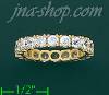 14K Gold High Polished Ladies' CZ Ring