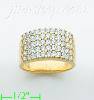 14K Gold High Polished Ladies' CZ Ring