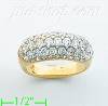 14K Gold High Polished Ladies' CZ Ring