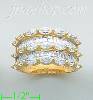 14K Gold High Polished Ladies' CZ Ring