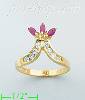 14K Gold Gemstone Ring