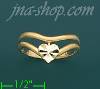 14K Gold Fancy CZ & Thumb Ring